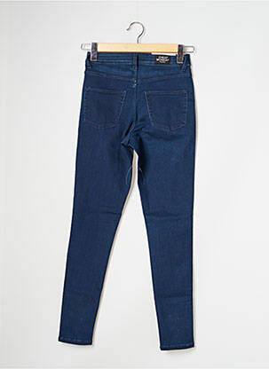 Jeans skinny tissage brut taille haute bleu CHEAP MONDAY femme