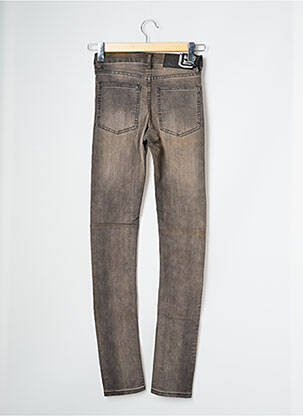 Jeans coupe slim stretch taille haute gris CHEAP MONDAY femme