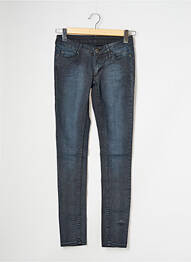 Jeans coupe slim taille basse taille basse bleu CHEAP MONDAY femme
