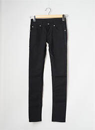 Jeans coupe slim stretch taille normale noir CHEAP MONDAY femme