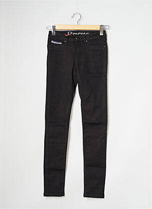 Jeans coupe slim taille basse taille basse noir DONOVAN femme