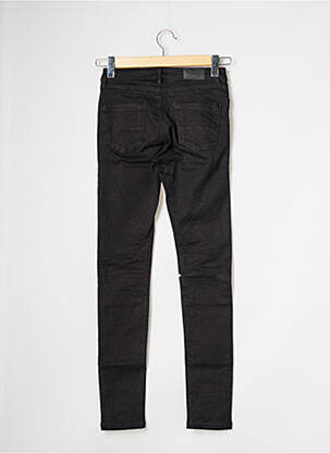 Jeans coupe slim stretch taille basse noir DONOVAN femme