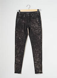 Jeans coupe slim stretch taille normale noir MAISON SCOTCH femme