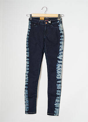 Jeans coupe slim stretch taille normale bleu MAISON SCOTCH femme