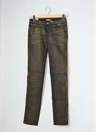 Jeans coupe slim taille basse taille basse noir WRANGLER femme