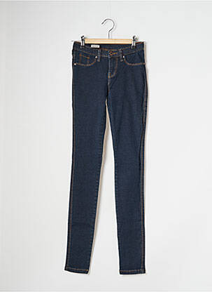 Jeans skinny tissage brut taille basse bleu DR DENIM femme