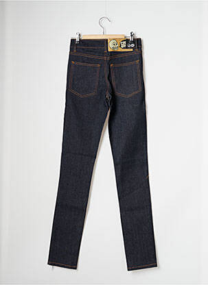Jeans coupe slim tissage brut taille haute bleu CHEAP MONDAY femme