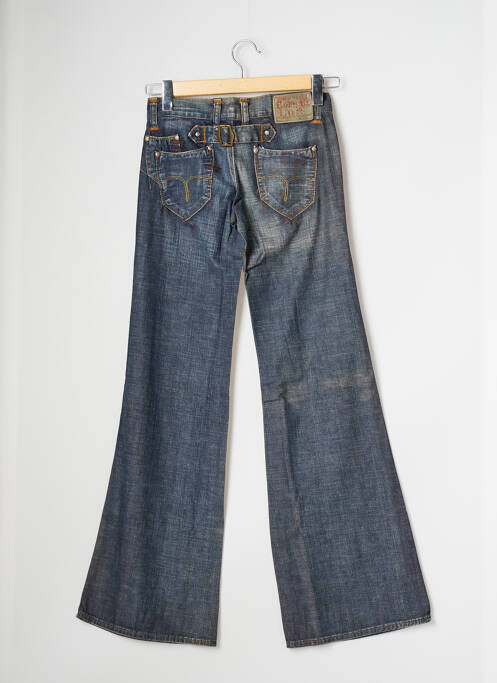 Jean coupe flare stretch taille basse bleu LOIS femme