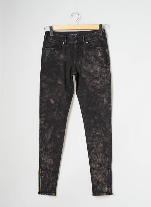 Jeans coupe slim stretch taille normale noir MAISON SCOTCH femme