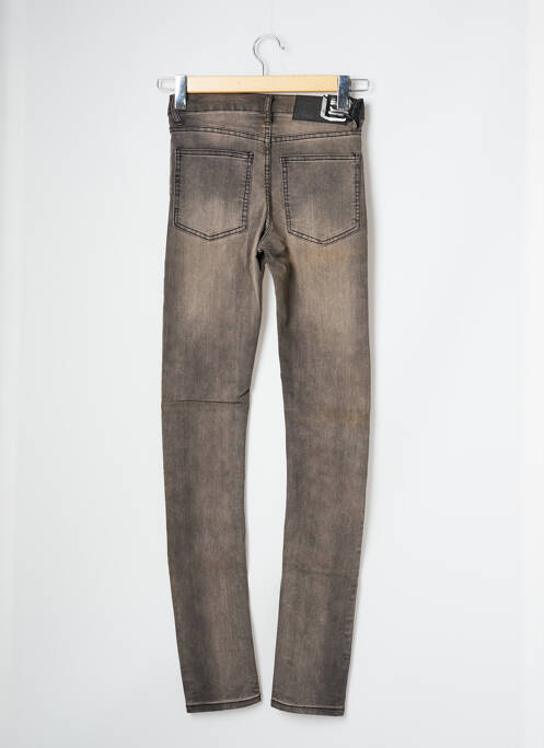 Jeans coupe slim gris CHEAP MONDAY pour femme