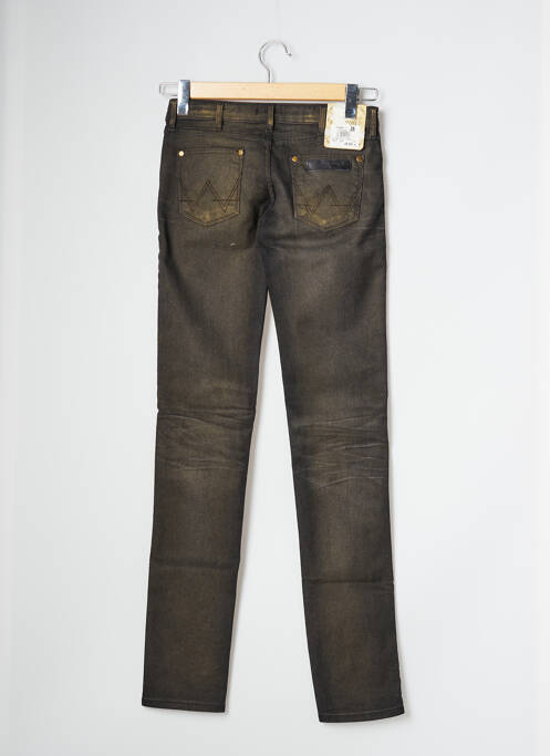 Jeans coupe slim noir WRANGLER pour femme