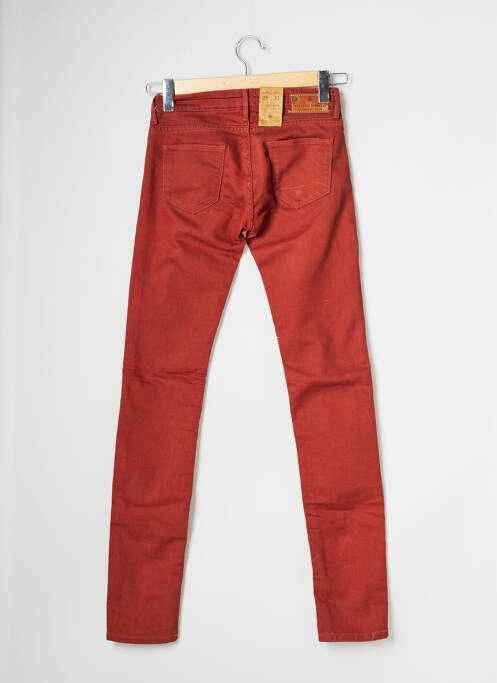 Jeans coupe slim orange MAISON SCOTCH pour femme