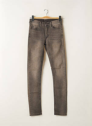 Jeans skinny poches gris CHEAP MONDAY femme