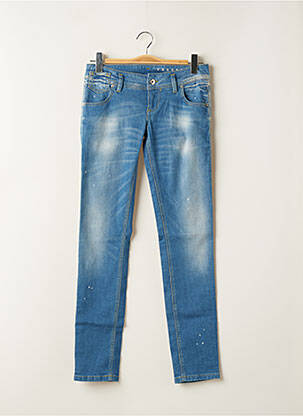Jeans coupe slim poches bleu FREESOUL femme