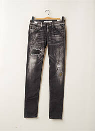Jeans coupe slim poches gris REPLAY femme