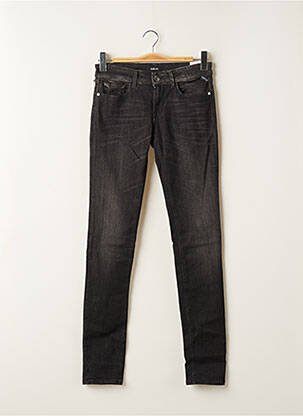 Jeans coupe slim poches noir REPLAY femme