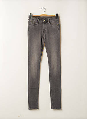 Jeans coupe slim slim taille normale gris SCHOOL RAG femme