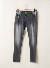 Jeans coupe slim poches gris LE TEMPS DES CERISES femme