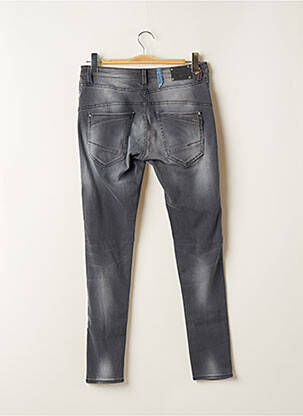 Jeans coupe slim poches gris LE TEMPS DES CERISES femme