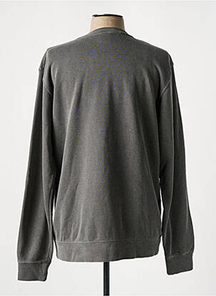 Sweat-shirt maille semi-opaque manches longues gris PIZZA SKATEBOARD homme