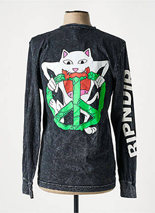 T-shirt coupe cintrée manches longues gris RIPNDIP homme