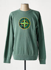 Sweat-shirt vert PIZZA SKATEBOARD pour homme seconde vue