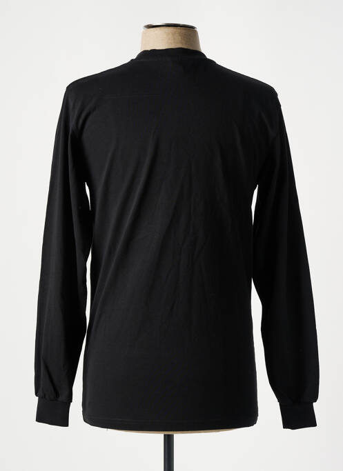 T-shirt coupe cintrée manches longues noir NORTH HILL homme