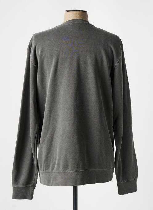 Sweat-shirt gris PIZZA SKATEBOARD pour homme