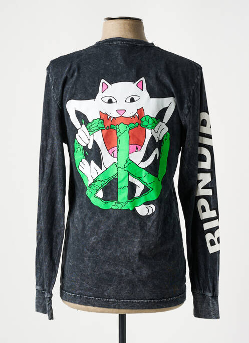 T-shirt gris RIPNDIP pour homme