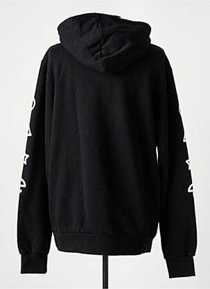 Sweat-shirt à capuche sérigraphie floquée manches longues noir CITADIUM homme