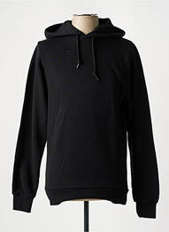 Sweat-shirt à capuche sérigraphie floquée manches longues noir CITADIUM homme