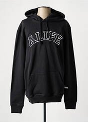 Sweat-shirt à capuche noir ALIFE pour homme seconde vue