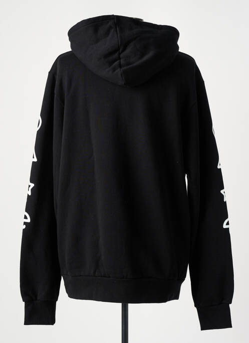 Sweat-shirt à capuche sérigraphie floquée manches longues noir CITADIUM homme