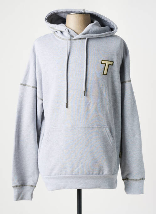 Sweat-shirt à capuche gris TEALER pour homme