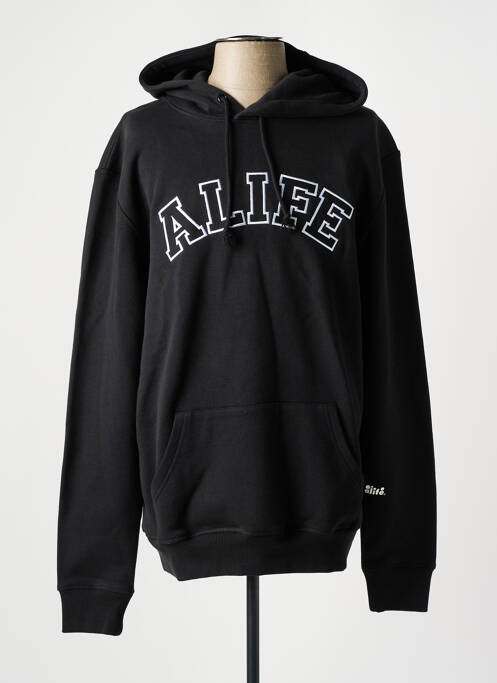 Sweat-shirt à capuche noir ALIFE pour homme