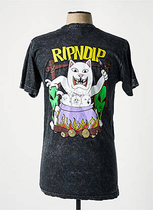 T-shirt coupe cintrée manches courtes gris RIPNDIP homme