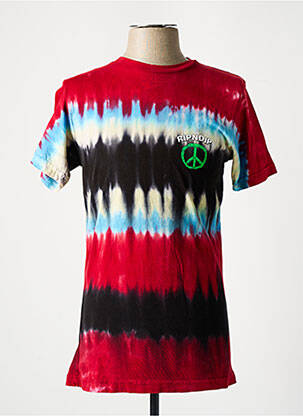 T-shirt coupe cintrée manches courtes rouge RIPNDIP homme