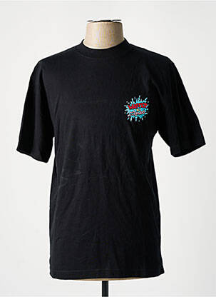 T-shirt coupe droite manches courtes noir WASTED PARIS homme