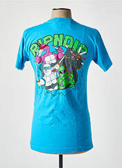 T-shirt bleu RIPNDIP pour homme seconde vue