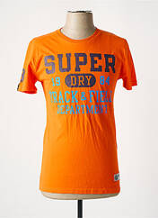 T-shirt orange SUPERDRY pour homme seconde vue