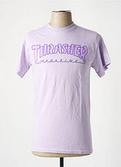 T-shirt violet THRASHER pour homme seconde vue