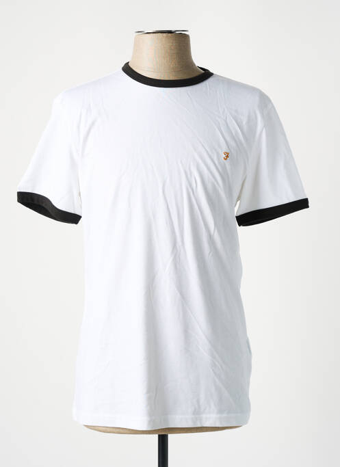 T-shirt blanc FARAH pour homme