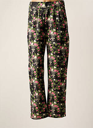 Pantalon flare taille haute taille haute noir LAZY OAF femme
