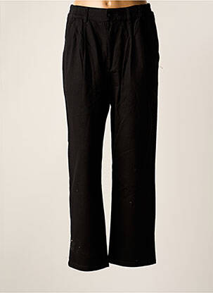 Jean coupe mom tissage brut taille haute noir LAZY OAF femme