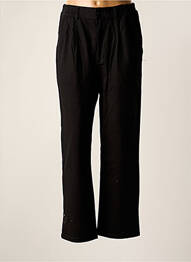 Jean coupe mom tissage brut taille haute noir LAZY OAF femme