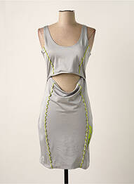 Robe mi-longue sans manche sans manche gris DAILY PAPER femme