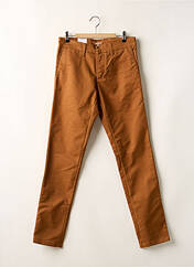 Pantalon chino marron CARHARTT pour homme seconde vue