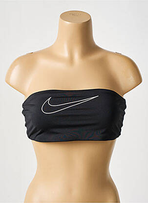 Haut de maillot de bain stretch haut bandeau noir NIKE femme