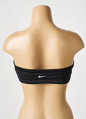 Haut de maillot de bain noir NIKE pour femme seconde vue