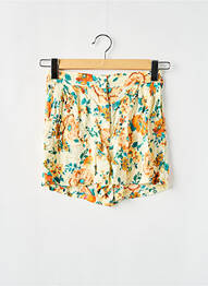 Short taille à pinces taille haute jaune ZARA femme